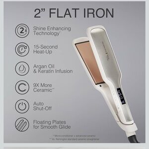 Remington hair straightener iron 2”